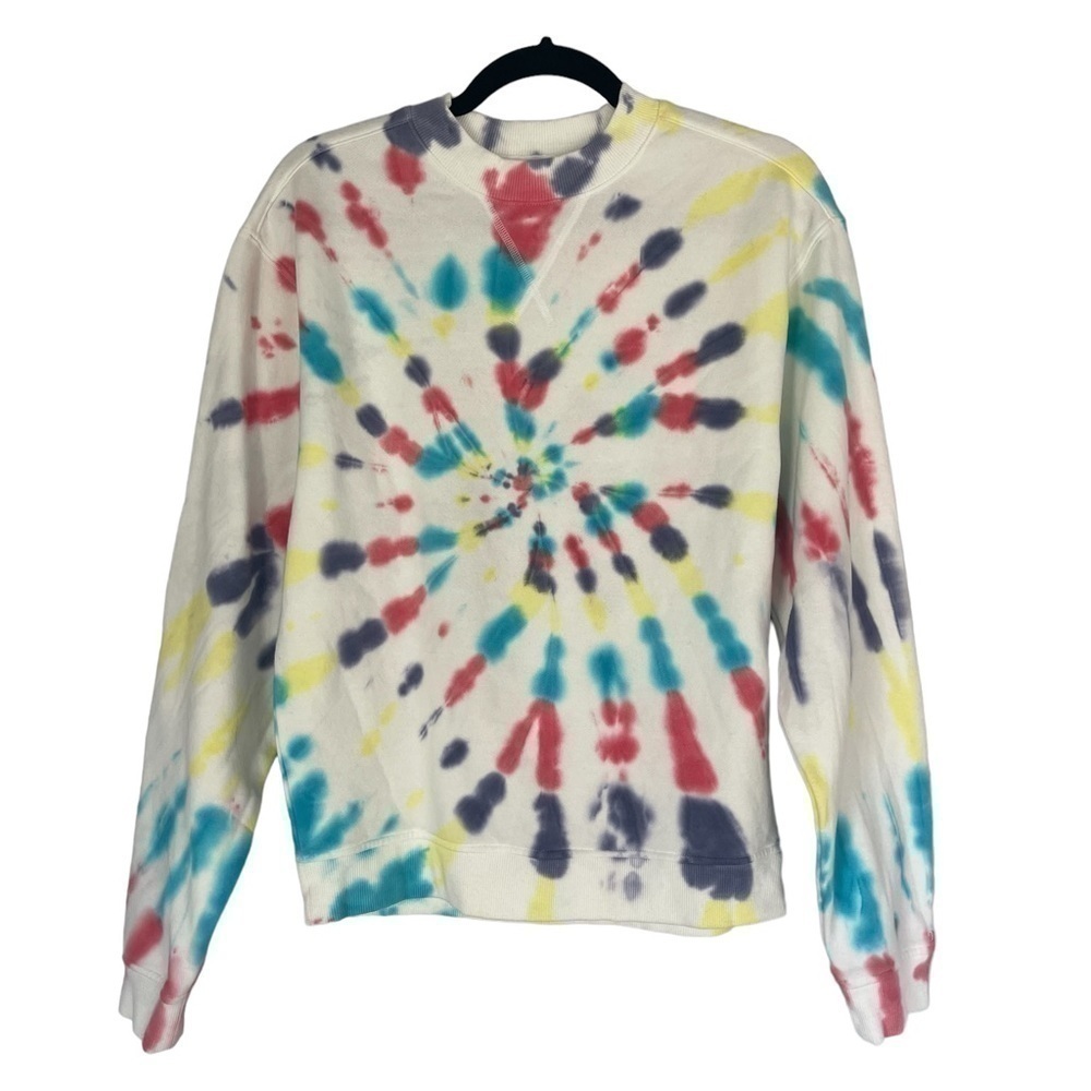 DSG tie dye crewneck long sleeve cozy sweatshirt sweater